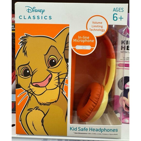 Disney Classics The Lion King Kid Safe Headphones FB66 - Picture 1 of 2